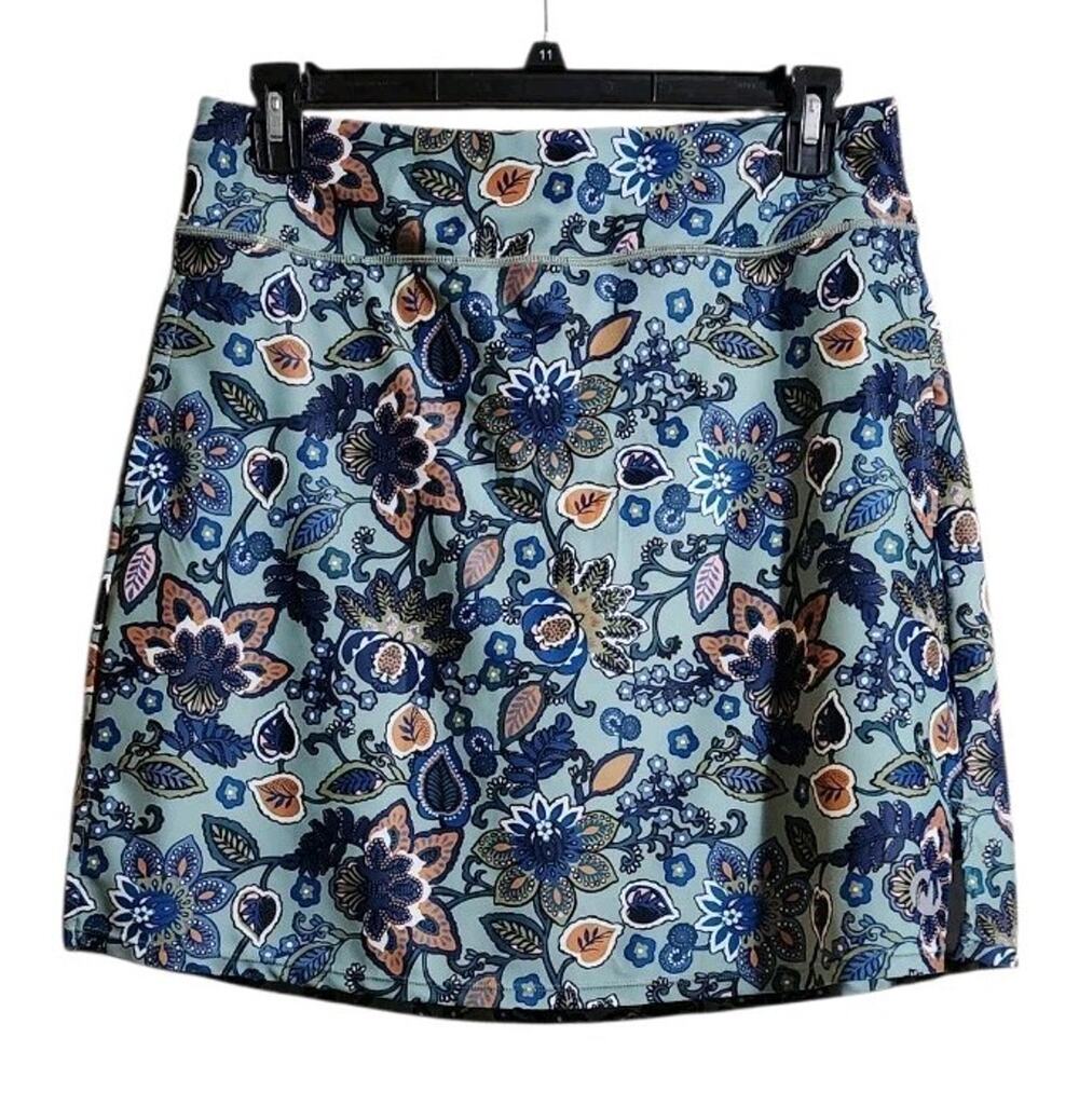 MOTEEPI Golf Skort Knee Length Pickleball Tennis Gypsophila Green XL Activewear